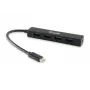 Equip 128954 USB 3.2 Gen 1 (3.1 Gen 1) Type-C centrinis mazgas 5000 Mbit/s juodas