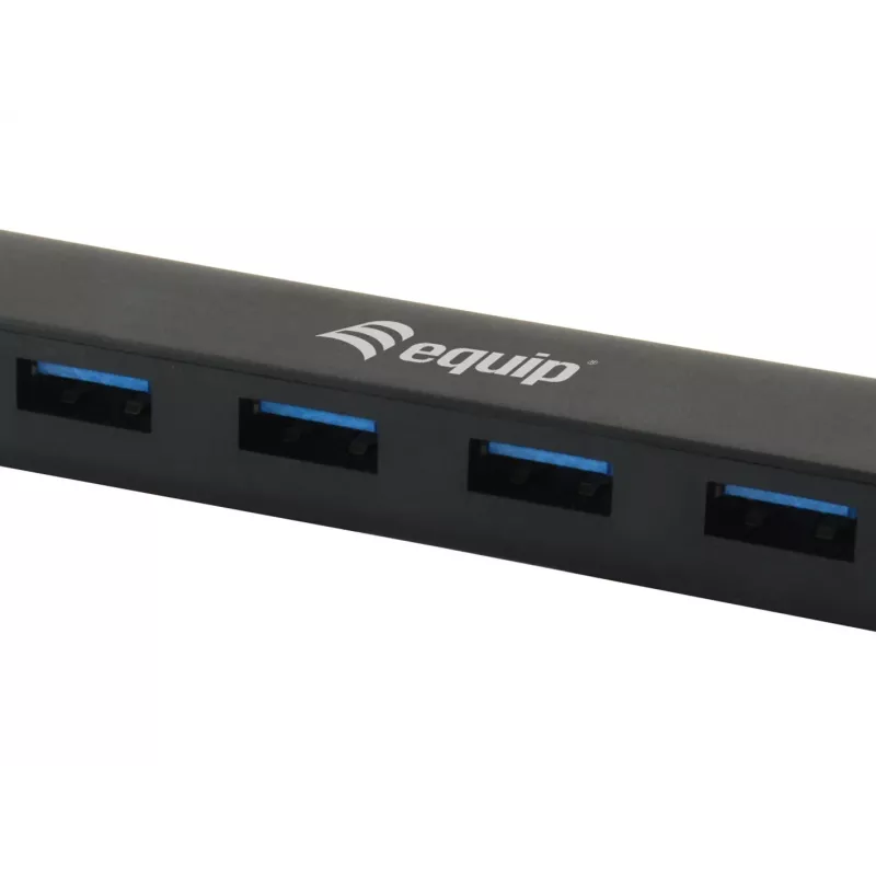 Equip 128954 USB 3.2 Gen 1 (3.1 Gen 1) Type-C centrinis mazgas 5000 Mbit/s juodas