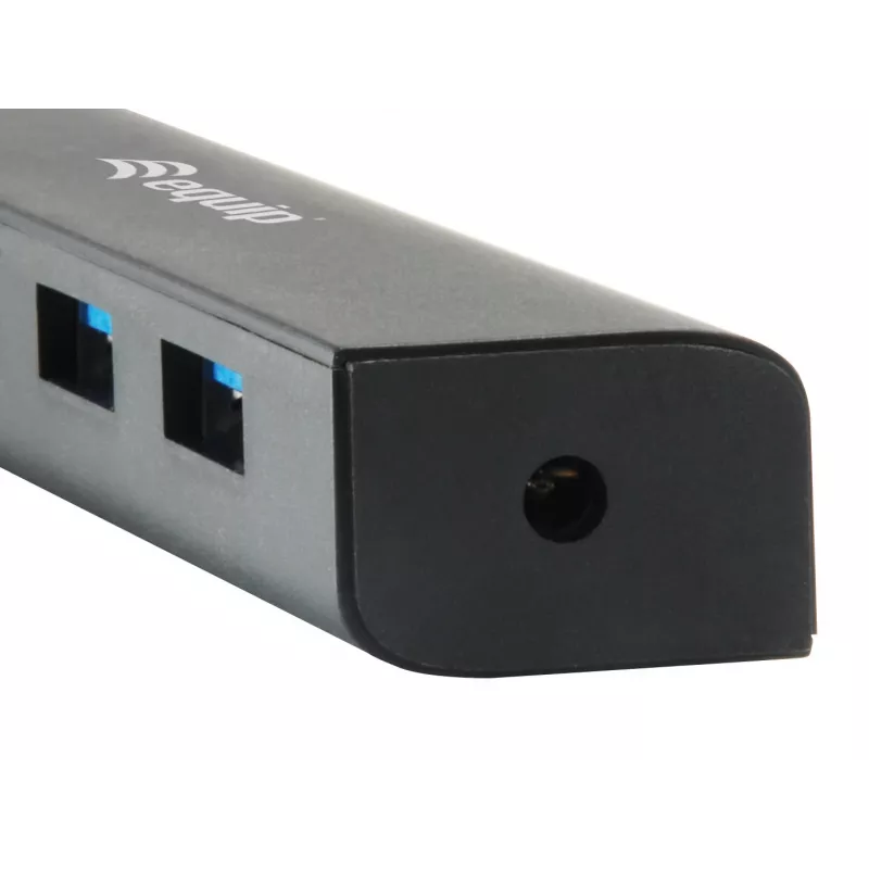 Equip 128954 USB 3.2 Gen 1 (3.1 Gen 1) Type-C centrinis mazgas 5000 Mbit/s juodas
