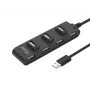 Equip 7-Port USB 2.0 Hub, USB 2.0, juodas