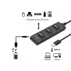 Equip 7-Port USB 2.0 Hub, USB 2.0, juodas