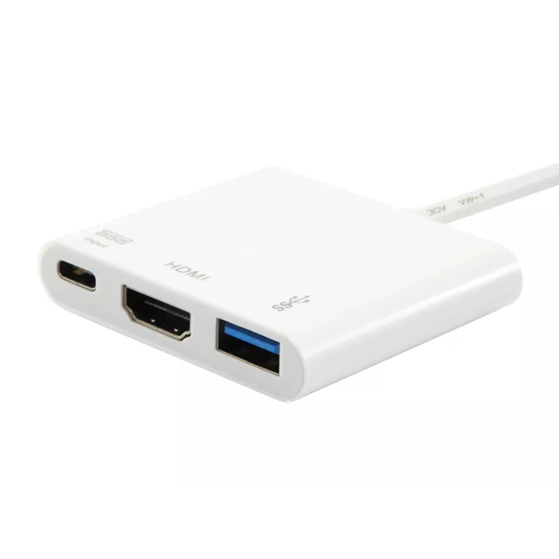 USB Type C į HDMI / USB A / PD adapteris Equip 133461