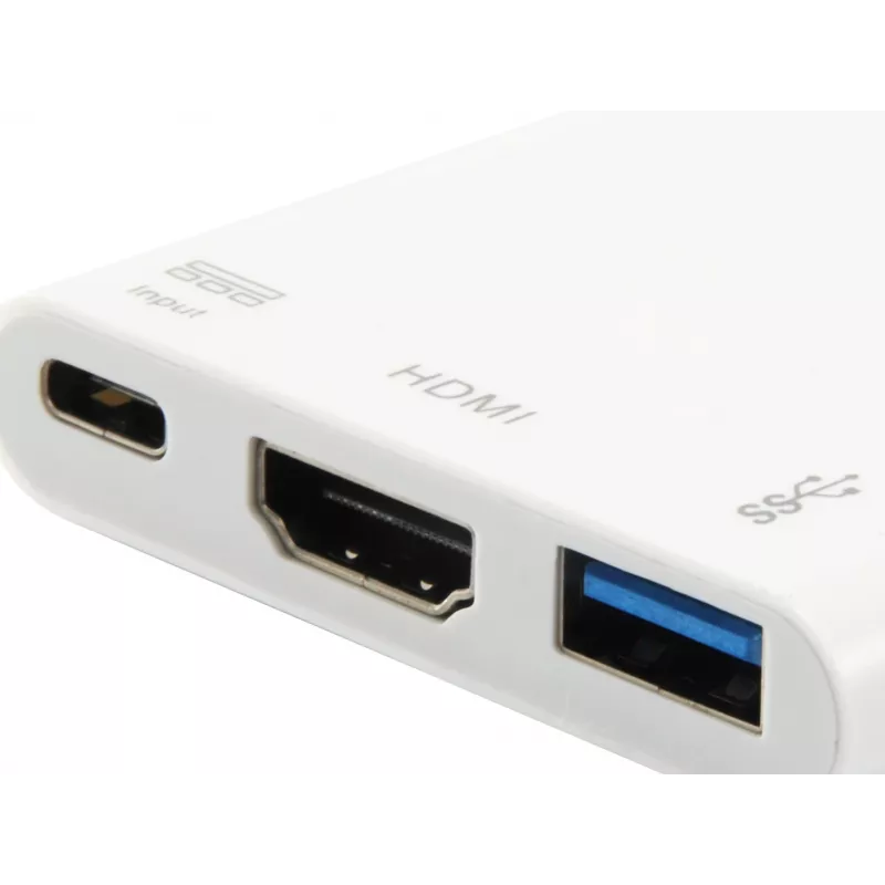 USB Type C į HDMI / USB A / PD adapteris Equip 133461