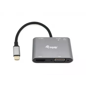 Equip USB-C 5 in 1 Multifunkcinis adapteris
