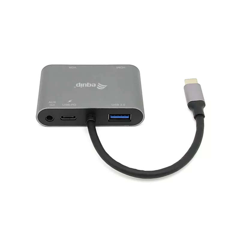 Equip USB-C 5 in 1 Multifunkcinis adapteris