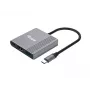 Equip 3 viename USB-C į HDMI / USB-A / USB PD adapteris, 3.2 Gen 1, USB Type-C, HDMI, 3840 x 2160