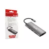 Equip USB-C 9 in 1 daugiafunkcis adapteris, HDMI 4K/60Hz, Gigabit LAN, USB 3.2 GEN1, SD/TF, 100W USB PD