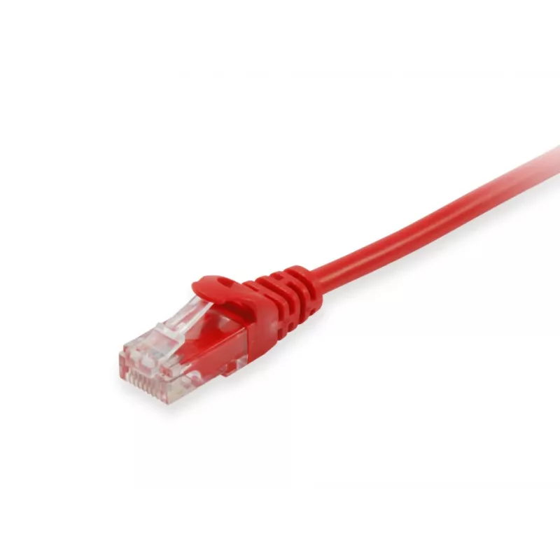 Pataisos laidas Equip Cat.6 U/UTP RJ-45 0,25m Raudonas