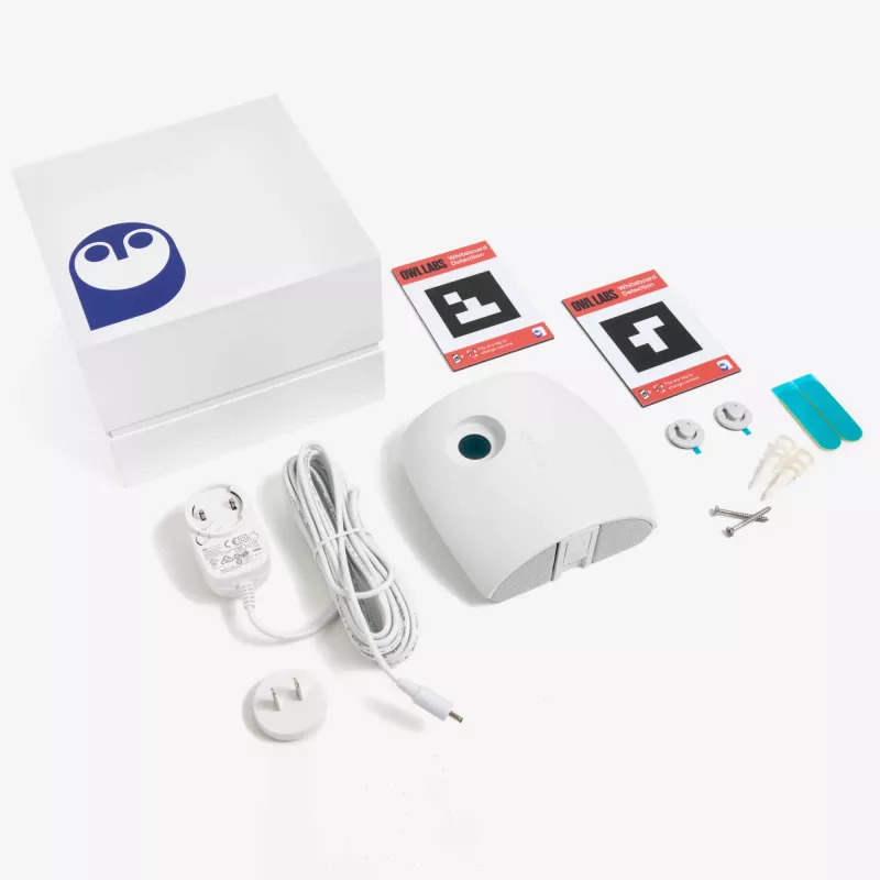 Owl Labs Whiteboard Owl balta lenta kamera 13 MP 4208 x 3120 pikseliai 10 kadrų per sekundę CMOS