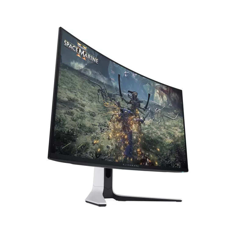 Alienware AW3225QF kompiuterio monitorius 81,3 cm (32 col.) 3840 x 2160 pikselių 4K Ultra HD QD-OLED juodas, baltas