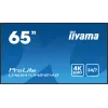 iiyama LH6541UHS-B1AG profesionalus skaitmeninis ekranas 163,8 cm (64,5 colio) LCD 500 cd/m² 4K Ultra HD juodas 24/7