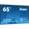 iiyama LH6541UHS-B1AG profesionalus skaitmeninis ekranas 163,8 cm (64,5 colio) LCD 500 cd/m² 4K Ultra HD juodas 24/7