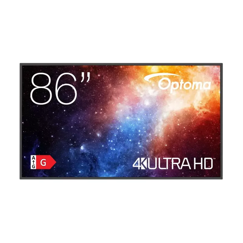 Optoma N3861K 86 colių LED 4K Ultra HD skaitmeninės reklamos plokščiasis ekranas
