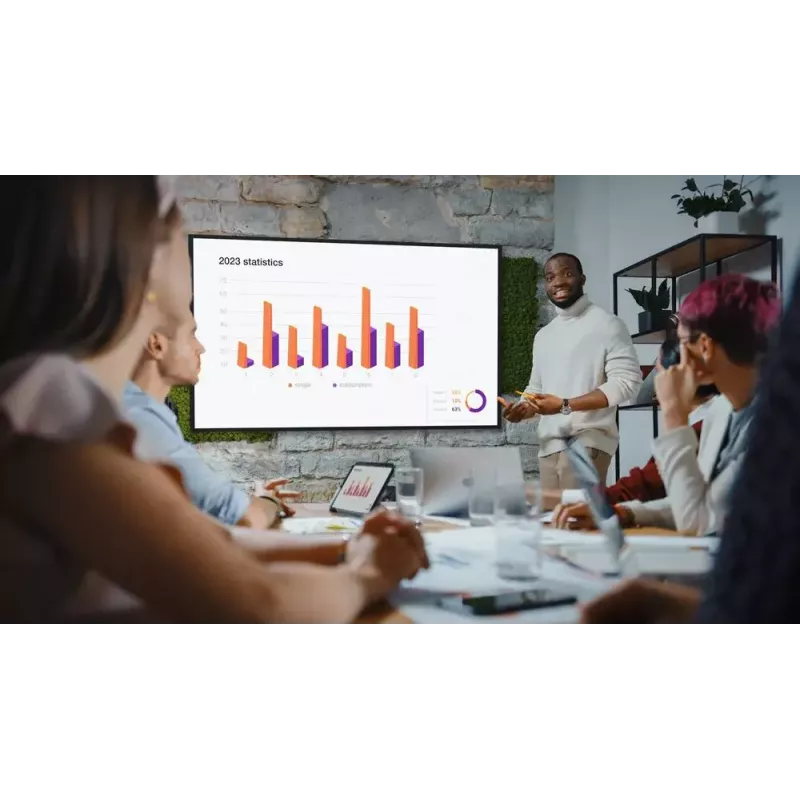 Optoma N3861K 86 colių LED 4K Ultra HD skaitmeninės reklamos plokščiasis ekranas