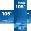 IIYAMA LH10551UWS-B1AG – profesionalus skaitmeninis ekranas 105 colių, 5K UW, LED, 500 cd/m², juodas, 24/7