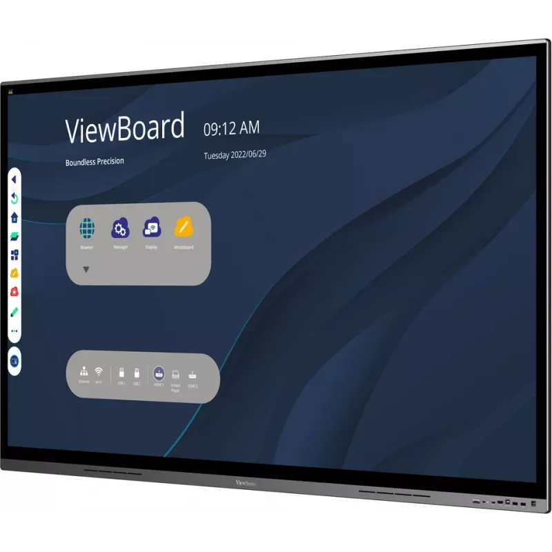 ViewSonic IFP7562 interaktyvus ekranas 75 colių 4K Ultra HD LED Wi-Fi liečiamas su Android