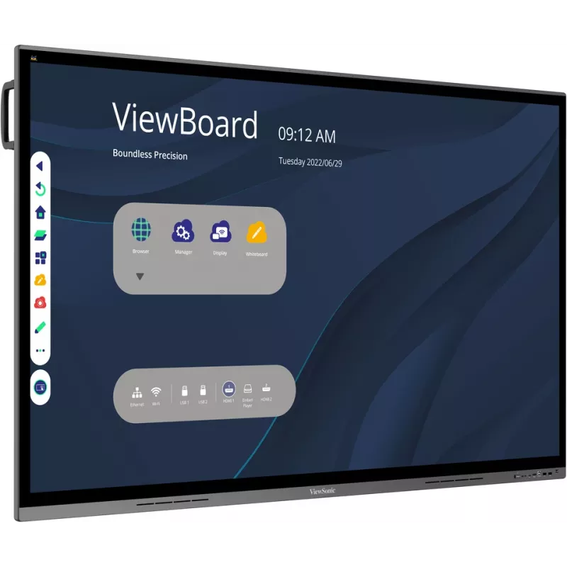 ViewSonic IFP7562 interaktyvus ekranas 75 colių 4K Ultra HD LED Wi-Fi liečiamas su Android