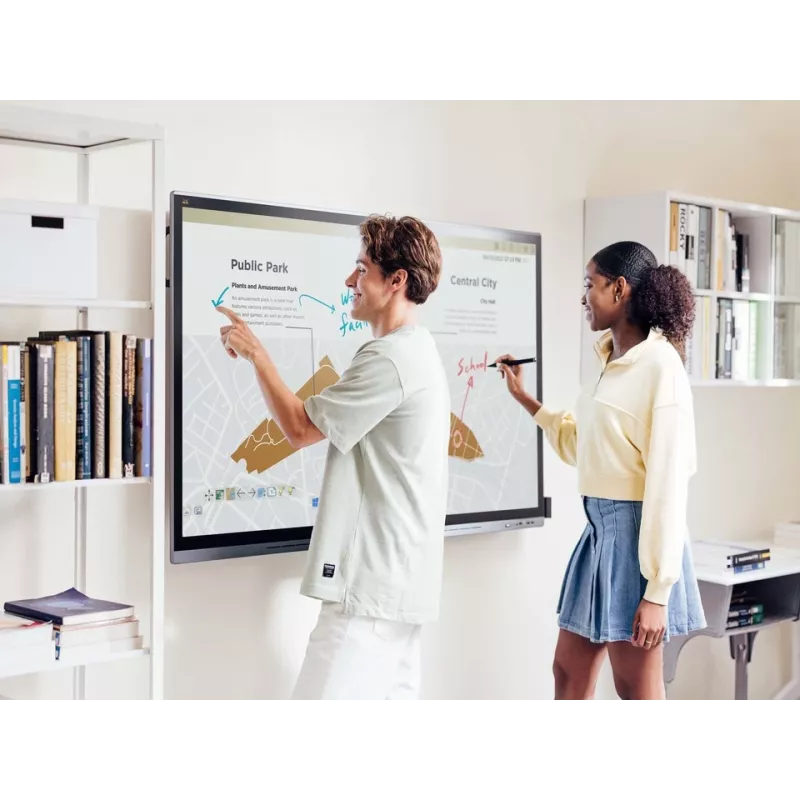 ViewSonic IFP7562 interaktyvus ekranas 75 colių 4K Ultra HD LED Wi-Fi liečiamas su Android