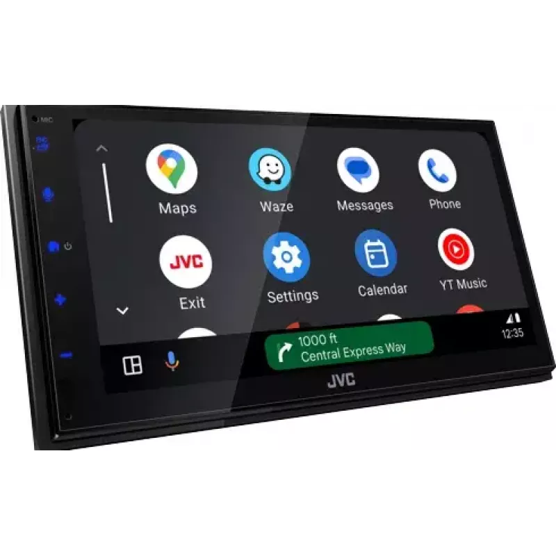 Automobilinis medijos imtuvas JVC KW-M595DBT juodas 22 W Bluetooth Wi-Fi