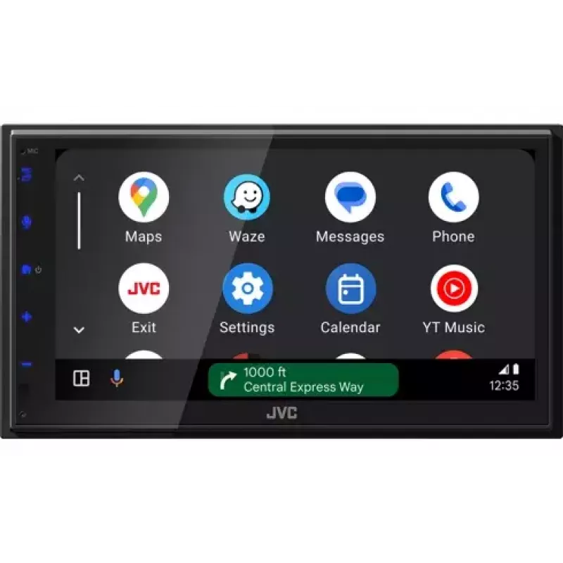 Automobilinis medijos imtuvas JVC KW-M595DBT juodas 22 W Bluetooth Wi-Fi