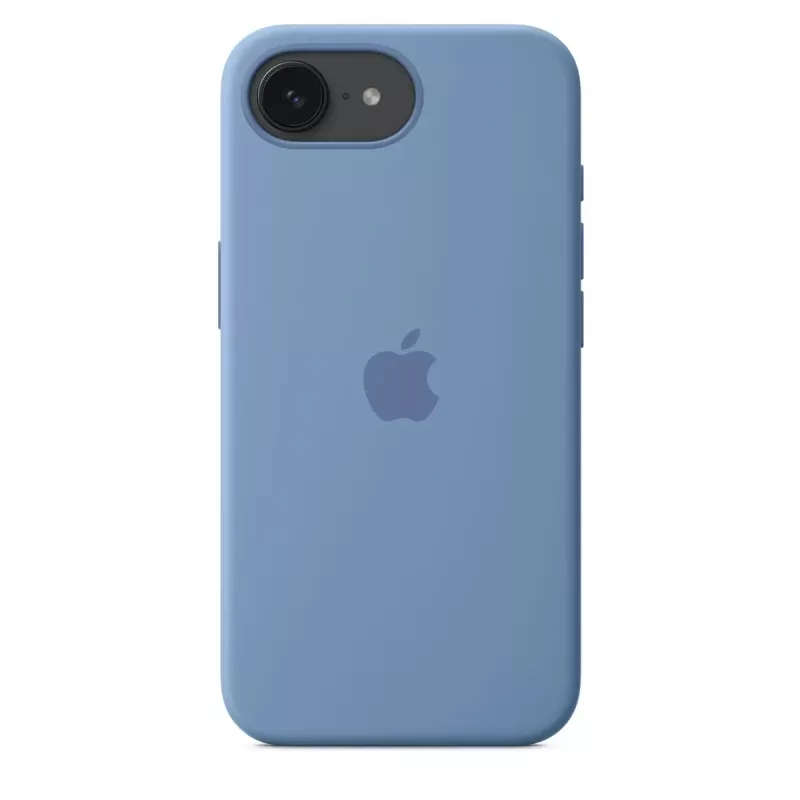 APPLE iPhone 16E silikoninis dėklas – Winter Blue (MD3Q4ZM/A)