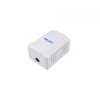 Tinklo jungiamoji dėžutė Equip 235215 Cat6a balta 54mm x 39mm x 29.5mm
