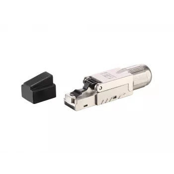 Equip Cat 8.1 RJ45 kištukas be įrankių 5 vnt./rinkinyje juodas nerūdijantis plienas