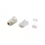 Equip Cat.6A RJ45 kištukų rinkinys 100 vnt. permatomi balti
