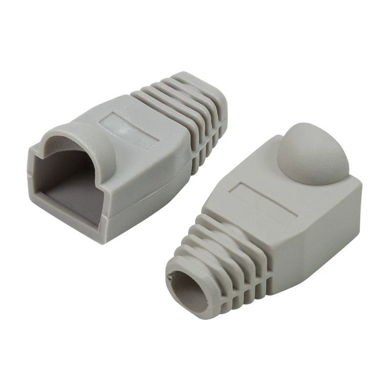 Equip RJ45 kabelio batas, pilkas, 14.3x25.8 mm, 100 vnt.