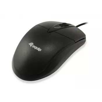 Equip 245102 pelė biurui, abipusė, USB Type-A, optinė, 1000 DPI