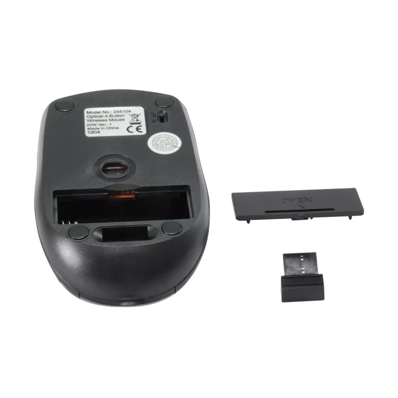 Equip 245104 pelė kelionėms Ambidextrous RF Wireless Optinė 1600 DPI
