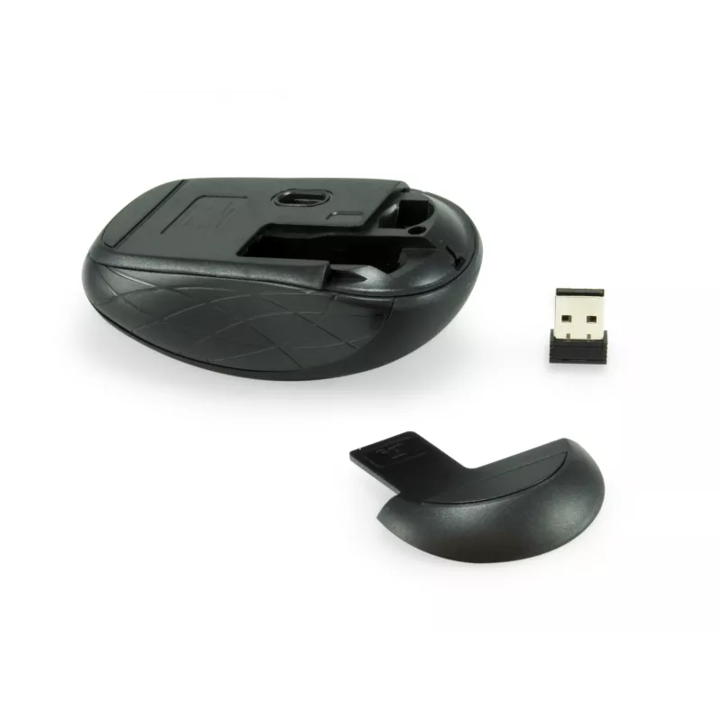 Mini optinė belaidė pelė Equip 245108, RF 2.4 GHz, 800/1200/1600 DPI