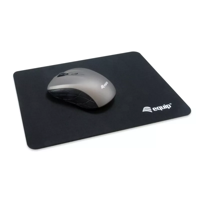Equip Mini belaidė optinė pelė, ambidekstrinė, RF belaidė, 1600 DPI, pilka
