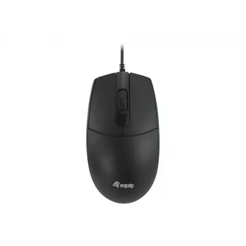 Equip USB Tylus Pelė, Abipusė, Optinė, USB Type-A, 1200 DPI, Juoda