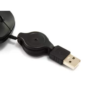 Equip 245103 kelionių pelė ambidekstrinė USB Type-A optinė 1000 DPI