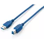 USB 3.0 A tipo į B tipo laidas Equip 128291 1,0 m mėlynas