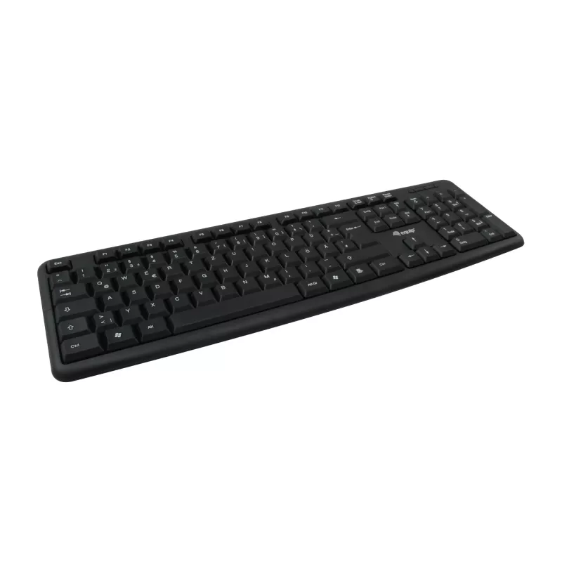 Equip 245203 klaviatūra su pele, laidinė, USB, QWERTY itališkas išdėstymas, juoda