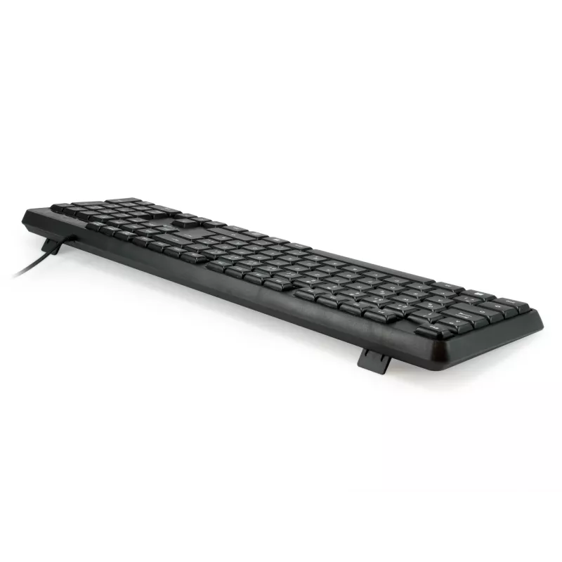 Equip laidinė USB klaviatūra, pilno dydžio (100 %), QWERTY, juoda