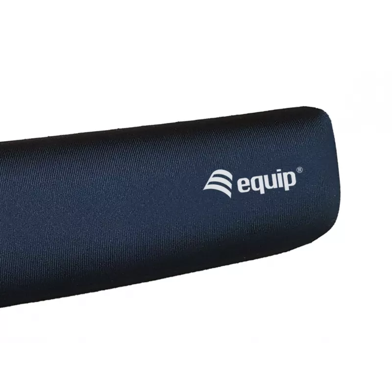 Equip riešo atrama klaviatūrai, juoda, Memory Foam, 465 mm