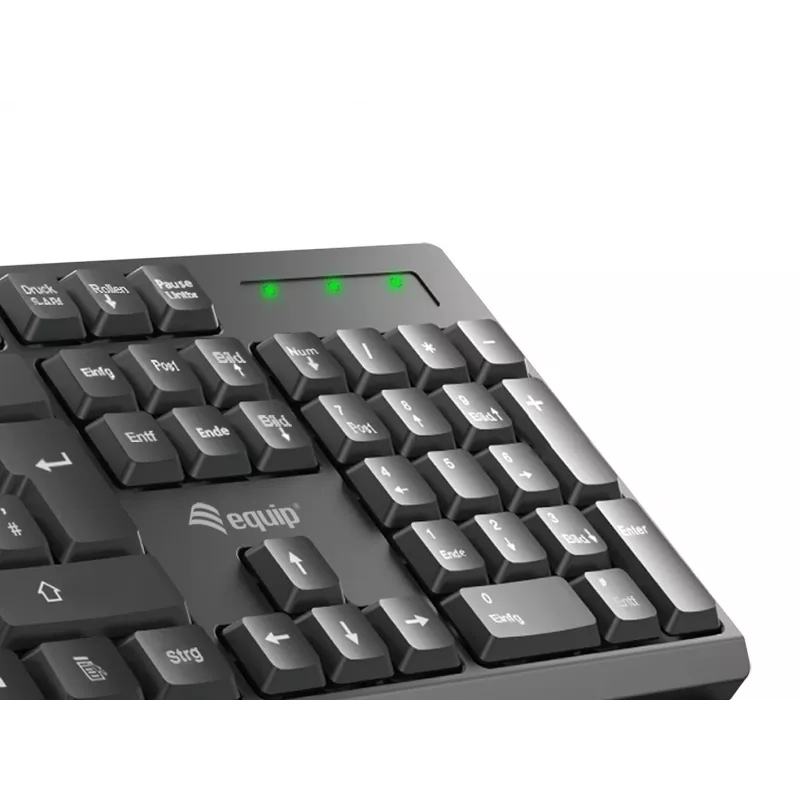 Belaidis klaviatūros ir pelės rinkinys Equip, ES išdėstymas