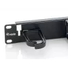 Equip 19 colių stovo kabelių tvarkymo skydelis, juodas (RAL 9005)