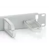Equip 19 colių stovo kabelių tvarkymo skydelis, šviesiai pilkas (RAL 7035)