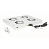 Equip EZF-4-G aušinimo ventiliatoriai 19 inch, 1U, 4 ventiliatoriai, RAL7035 pilka