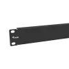 Tuščias skydelis Equip 10 colių 1U juodas plieninis 25,4 mm