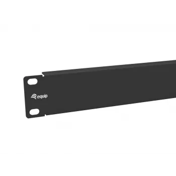 Tuščias skydelis Equip 10 colių 1U juodas plieninis 25,4 mm