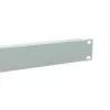 Tuščias skydelis Equip 10 colių 1U šviesiai pilkas plieninis 25,4 mm