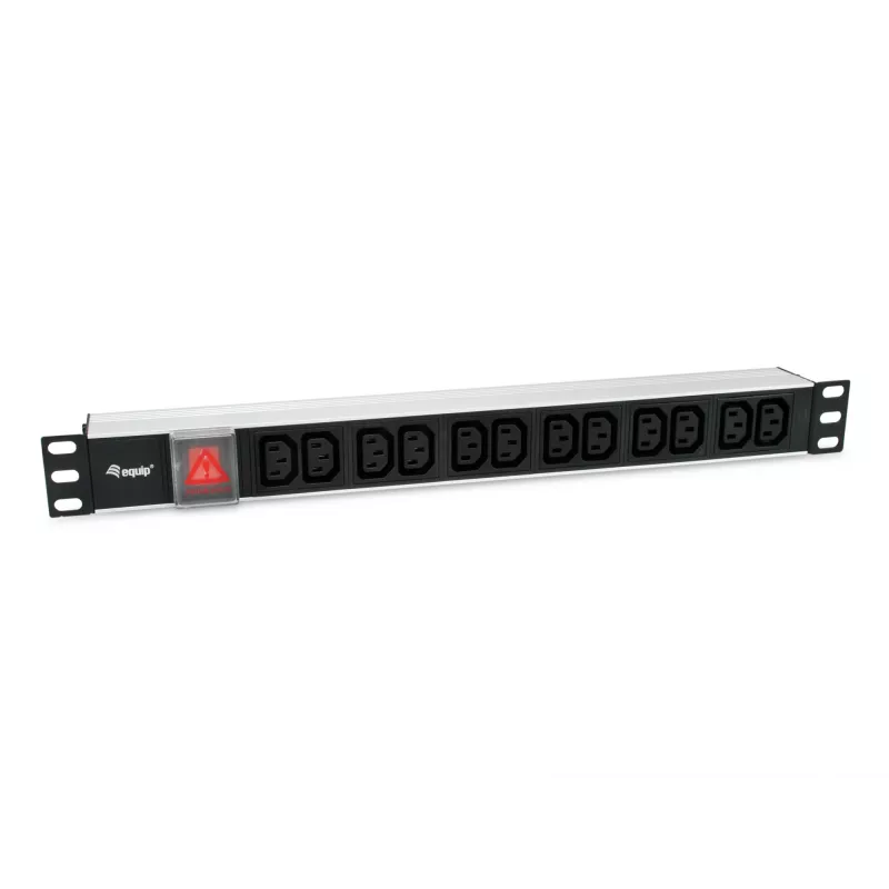 Equip 333318 maitinimo skirstytuvas 12x C13, 1U, su jungikliu