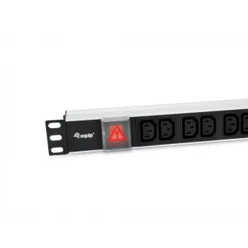 Equip 333318 maitinimo skirstytuvas 12x C13, 1U, su jungikliu