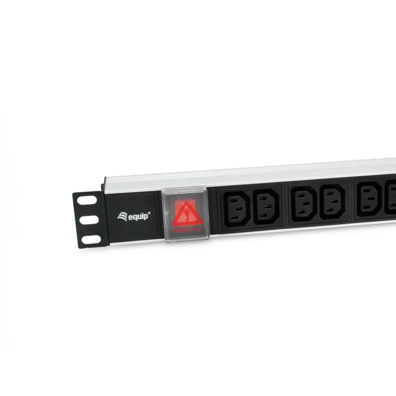 Equip 333318 maitinimo skirstytuvas 12x C13, 1U, su jungikliu