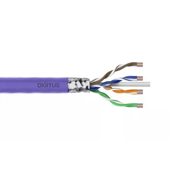 DIGITUS instaliacinis kabelis CAT6 F/UTP AWG 23/1 305m violetinis
